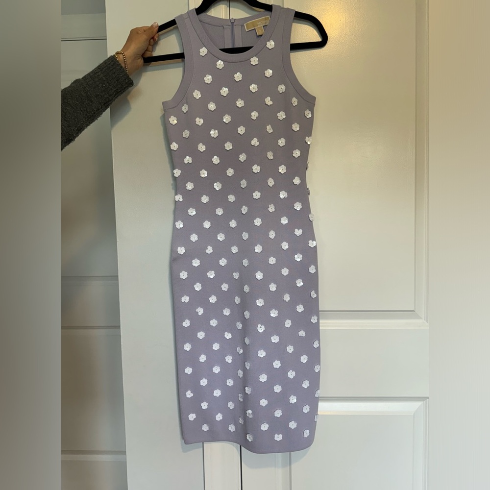 Michael Kors lavender summer midi-dress